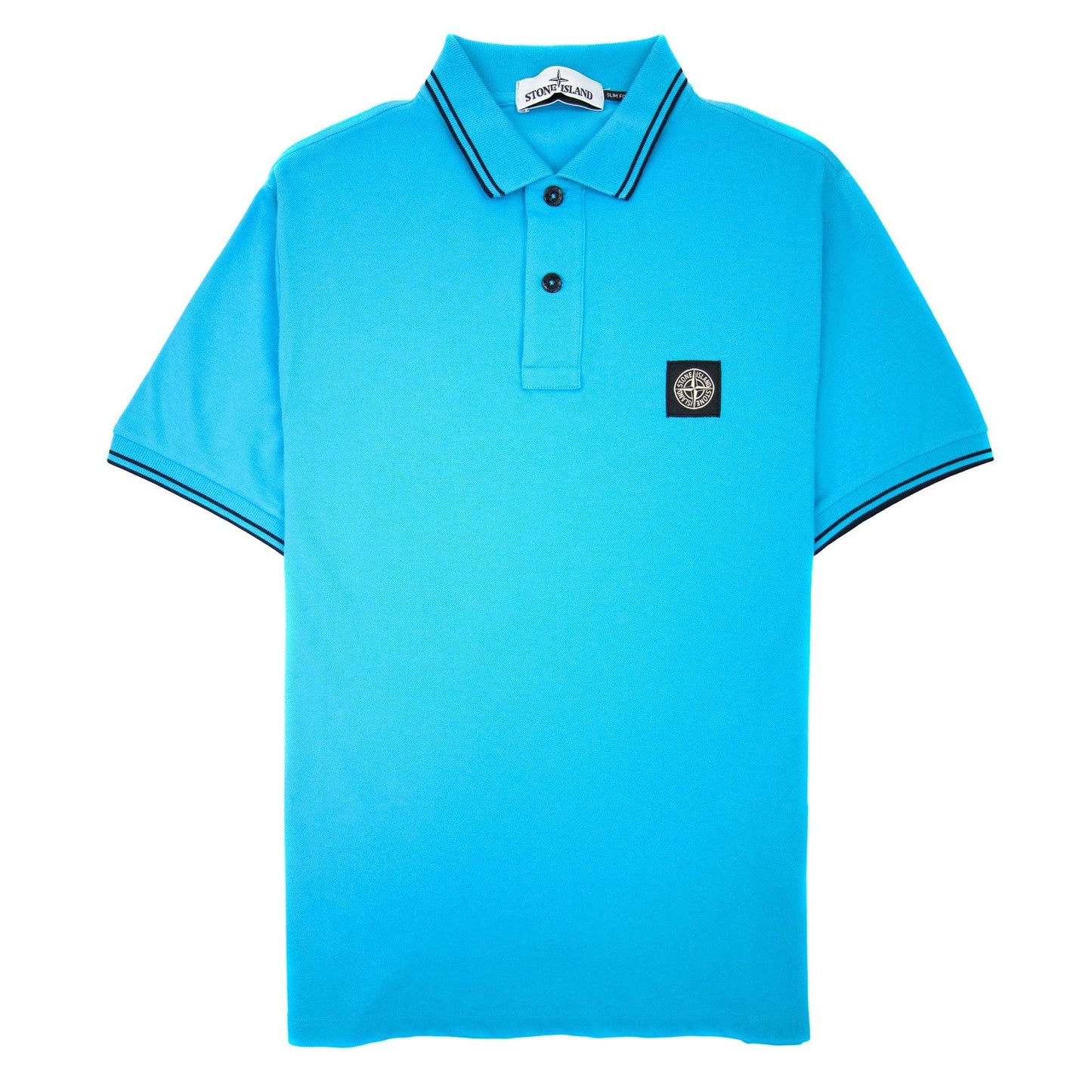 Stone Island Tip Polo Ss Turquoise V0042