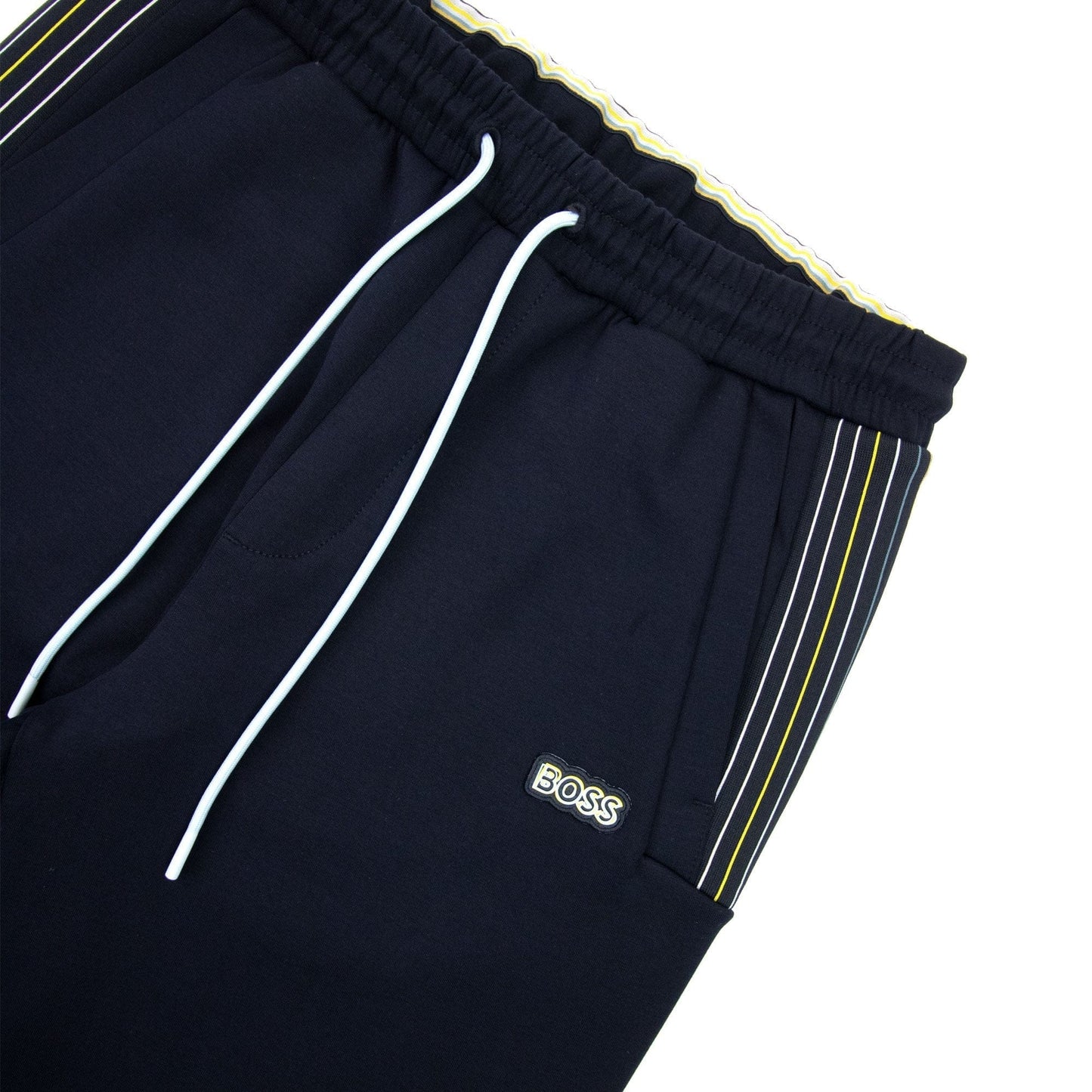 Hugo Boss Hadiko 1 Multi Coloured Stripe Bottoms Dark Navy 402