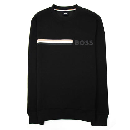Hugo Boss Stadler 94 Textured Sweatshirt Black 001