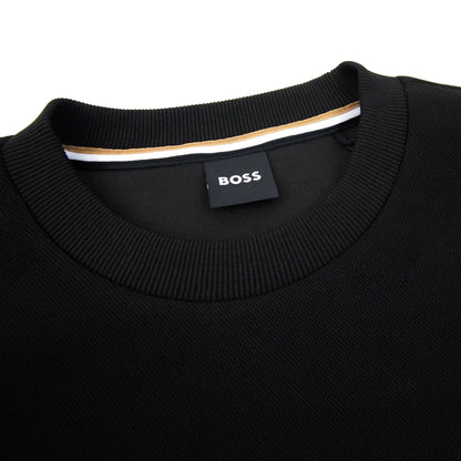 Hugo Boss Stadler 94 Textured Sweatshirt Black 001