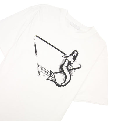 Prada Prada Mermaid Symbol T-shirt White