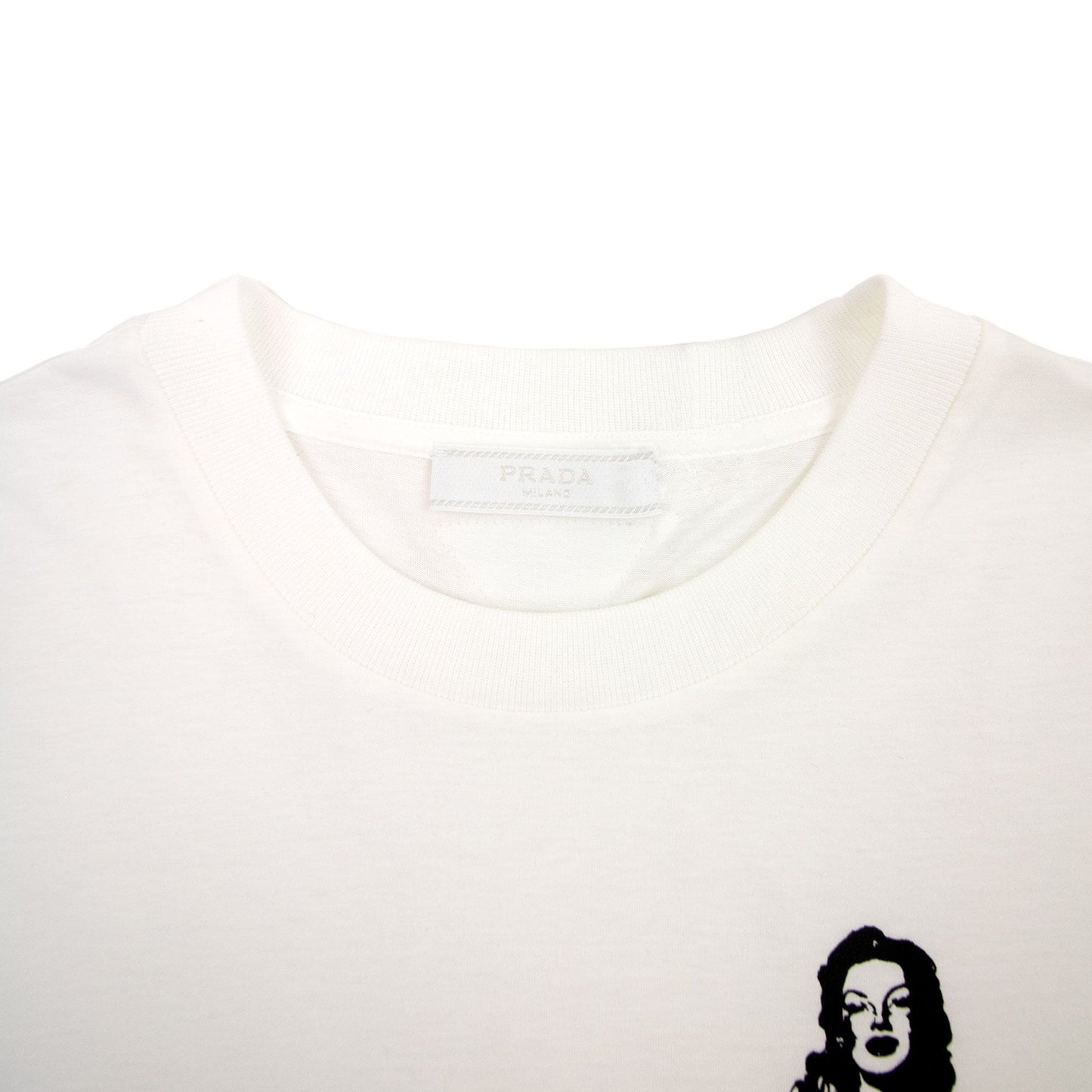 Prada Prada Mermaid Symbol T-shirt White