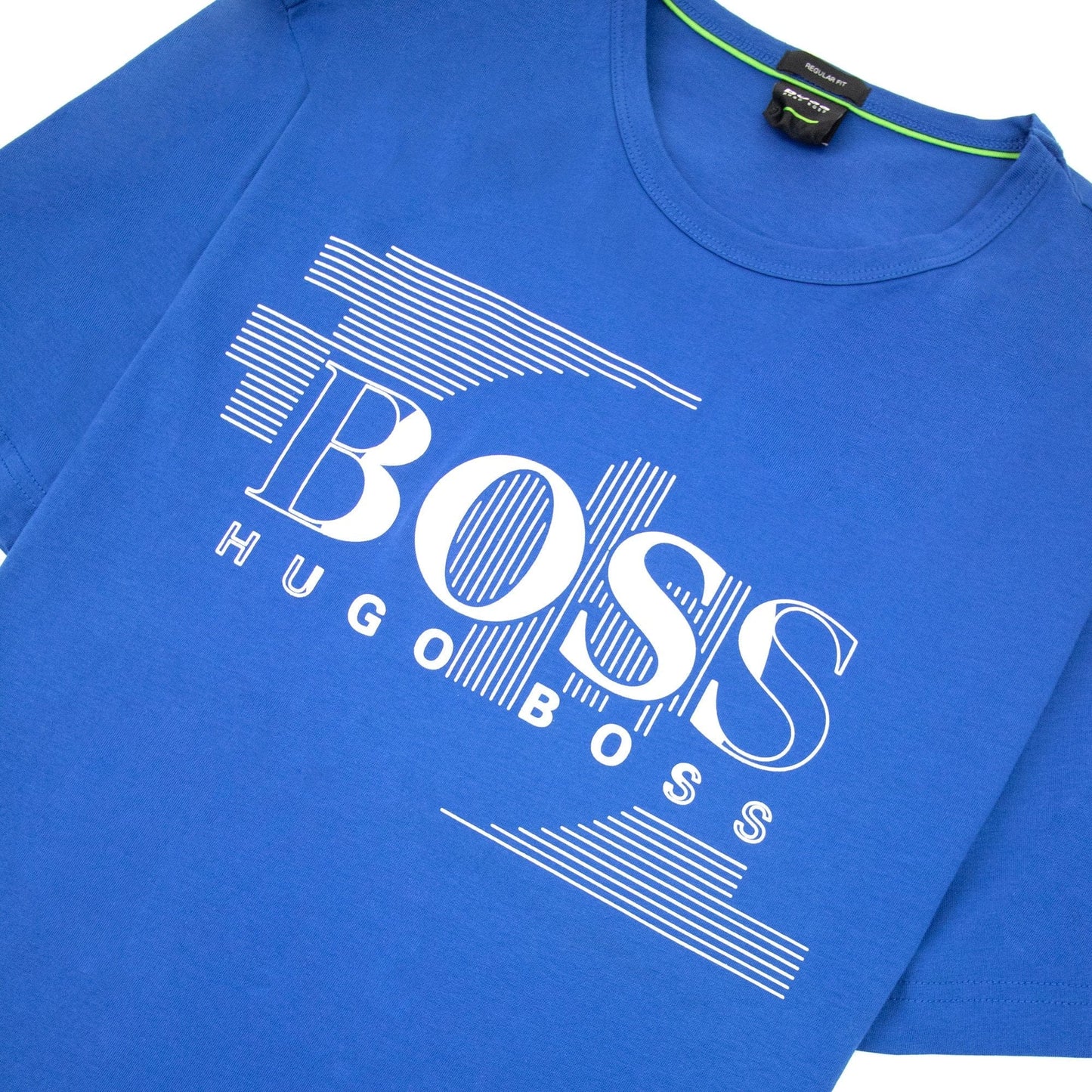 Hugo Boss Tee 1 Logo T Shirt Blue 420