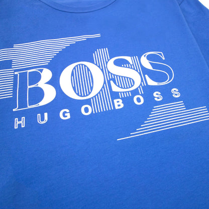 Hugo Boss Tee 1 Logo T Shirt Blue 420