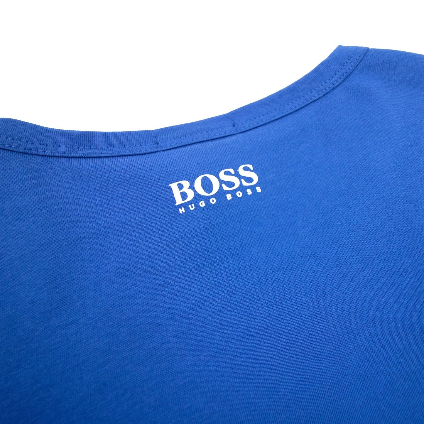 Hugo Boss Tee 1 Logo T Shirt Blue 420