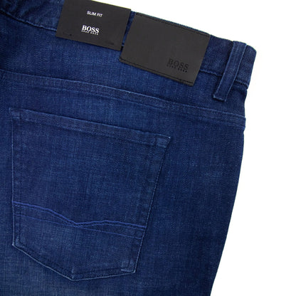 Hugo Boss Delaware3 Slim Fit Jeans Navy 420