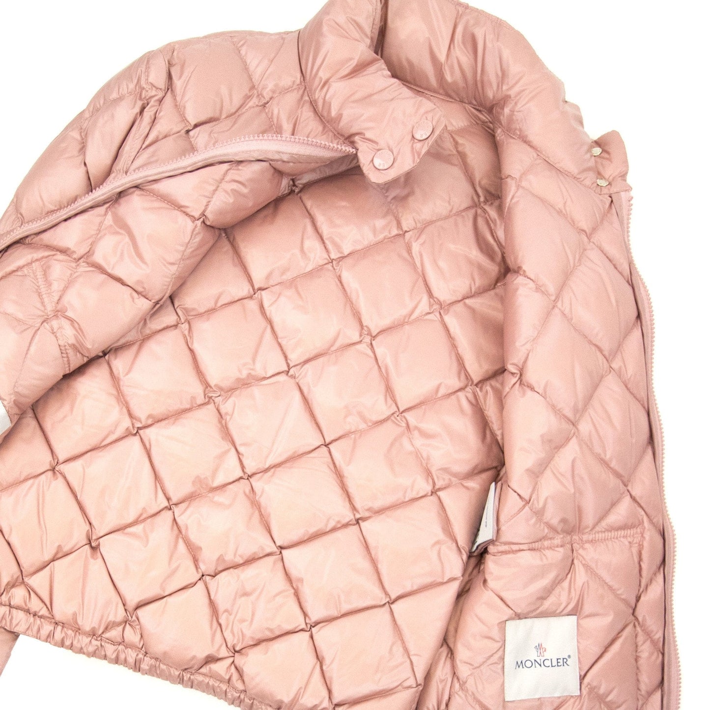 Moncler Women Binic Short Down Jacket Light Pink 510