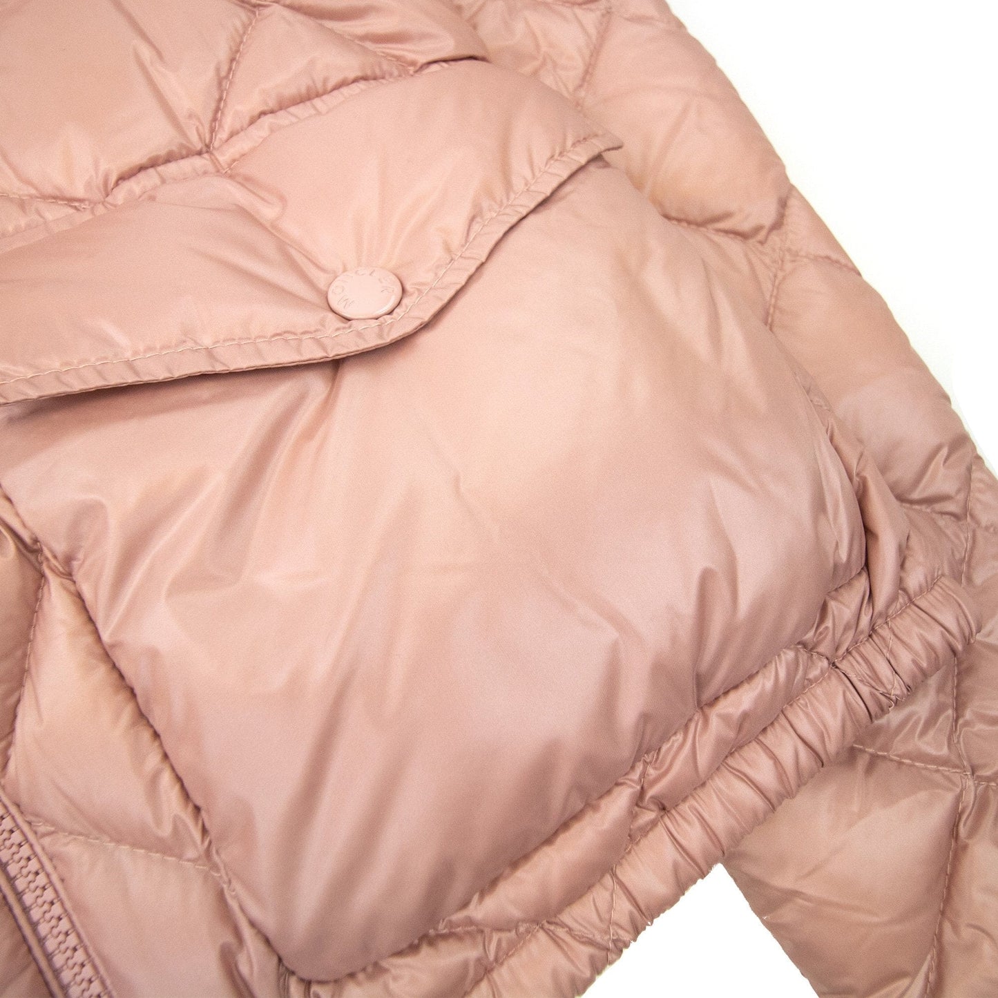 Moncler Women Binic Short Down Jacket Light Pink 510