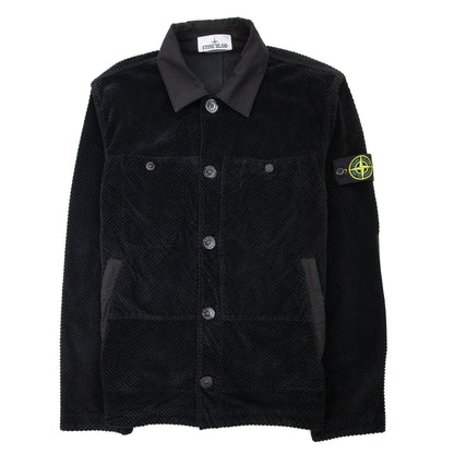 Stone Island Q0411 Corduroy 400 Black V0029