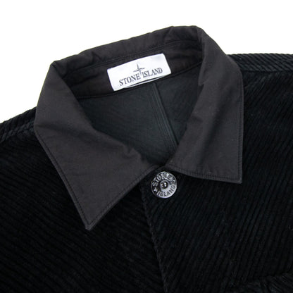 Stone Island Q0411 Corduroy 400 Black V0029