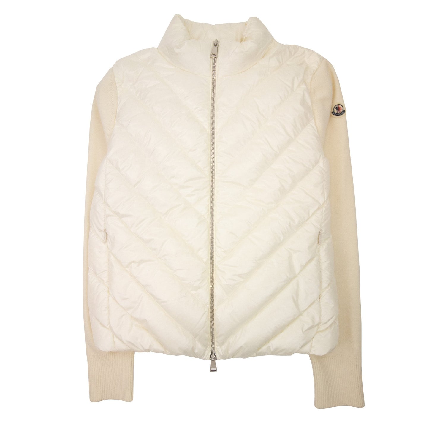 Moncler Women Padded Wool Cardigan Off White 034