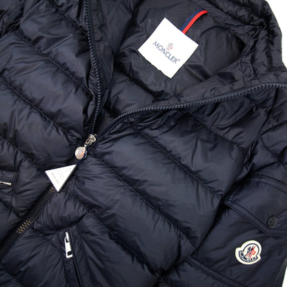 Moncler Agay Short Down Jacket Navy 776