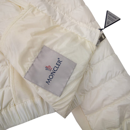Moncler Women Barneville Short Down Jacket Off White 034