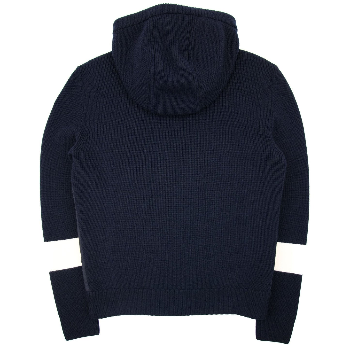 Moncler Stripe Sleeve Hybrid Cardigan Navy 742