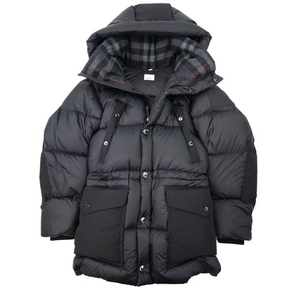 Burberry Logo Applique Puffa Coat