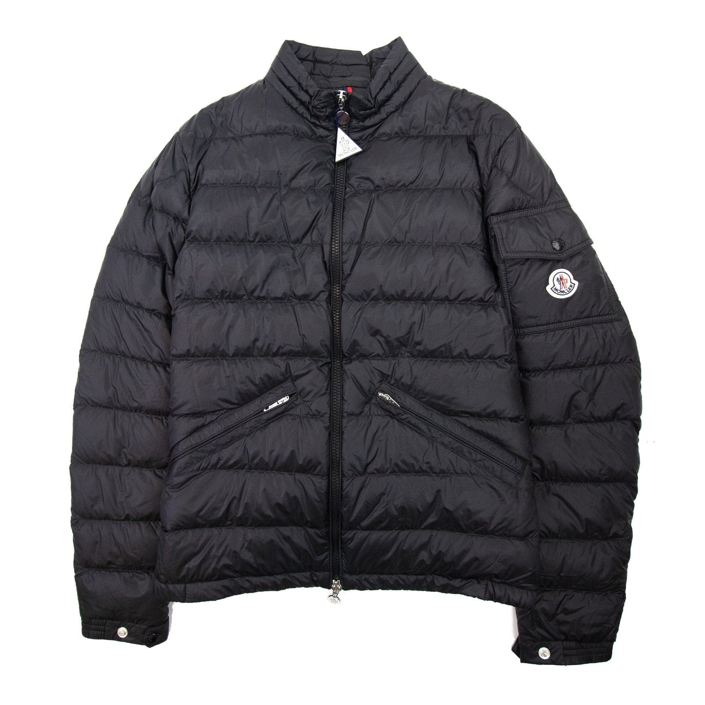 Moncler Agay Short Down Jacket Black 999