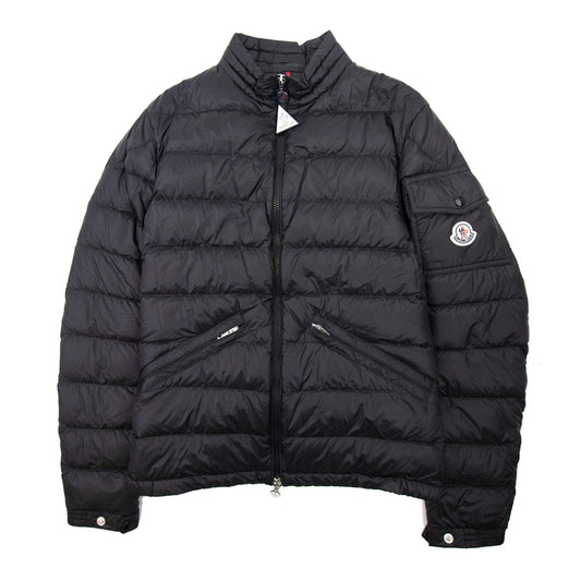 Moncler Agay Short Down Jacket Black 999