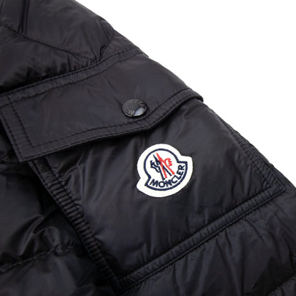 Moncler Agay Short Down Jacket Black 999