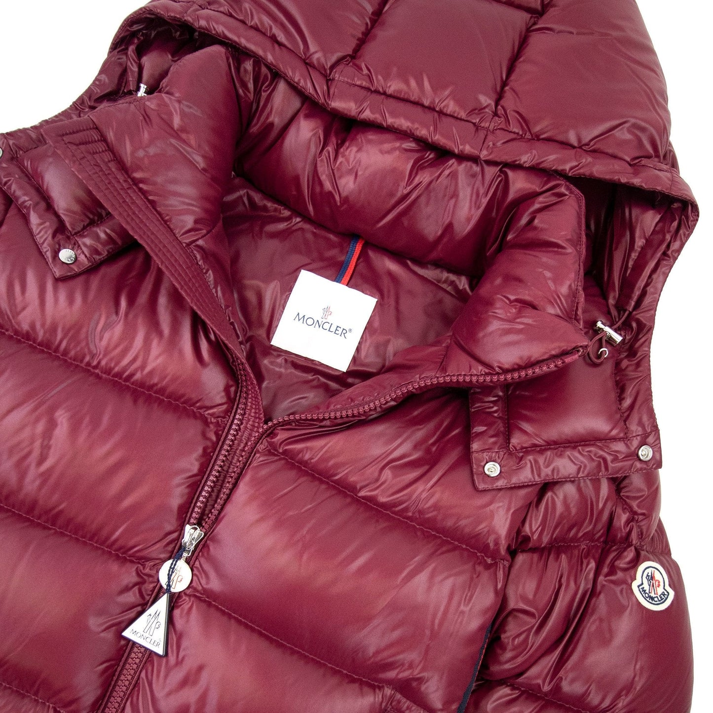 Moncler Lunetiere Short Down Jacket Burgundy 468