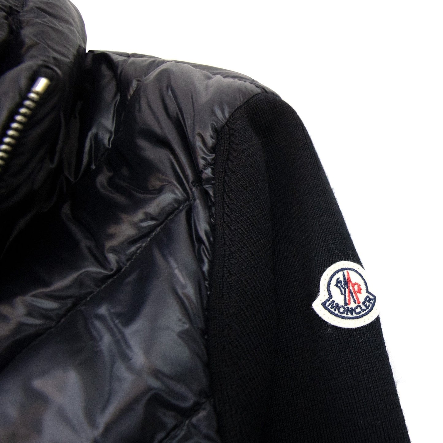 Moncler Women Padded Wool Cardigan Black 999