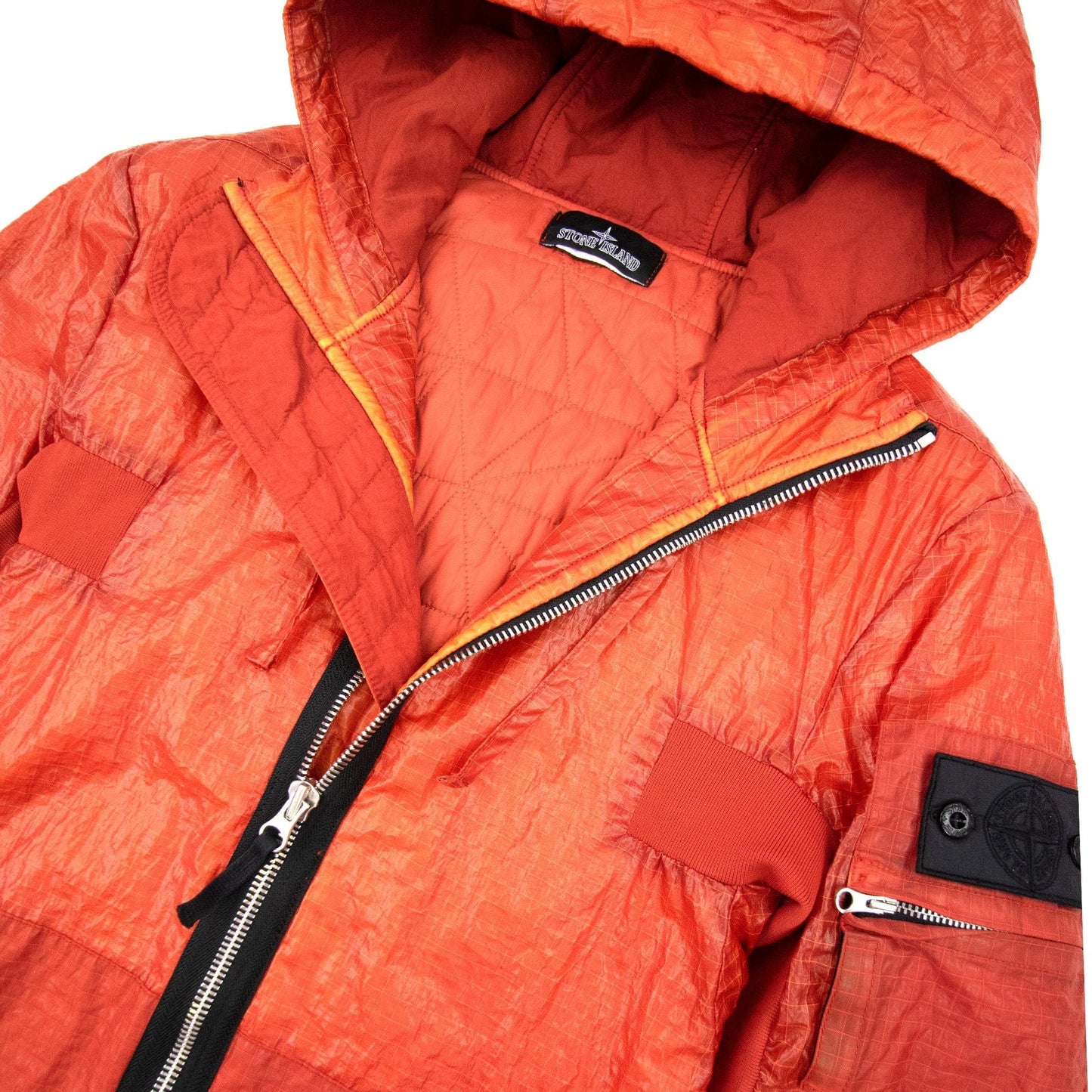 Stone Island Shadow Project 40203 Dual Grid Contour Parka Rust V0013