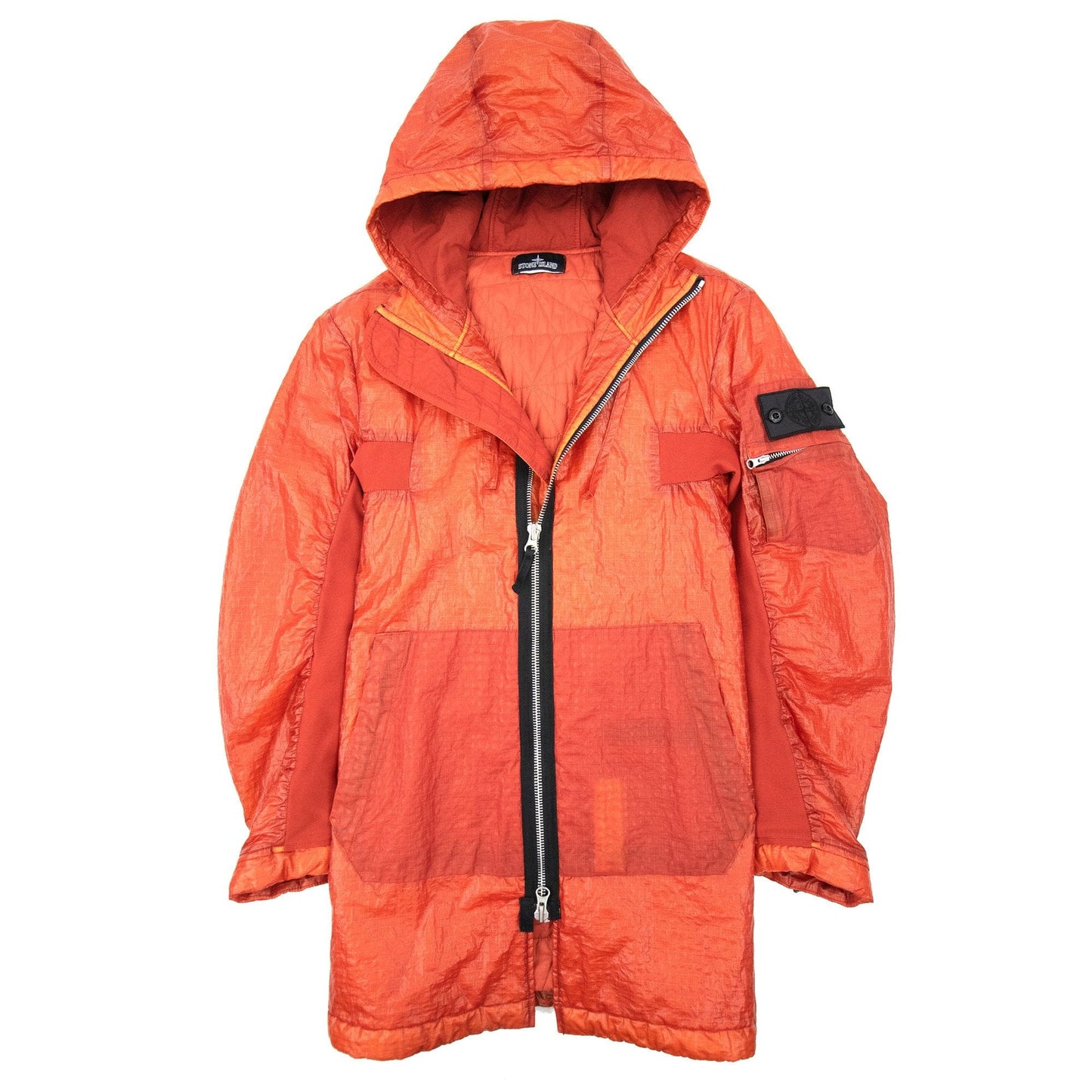 Stone Island Shadow Project 40203 Dual Grid Contour Parka Rust V0013