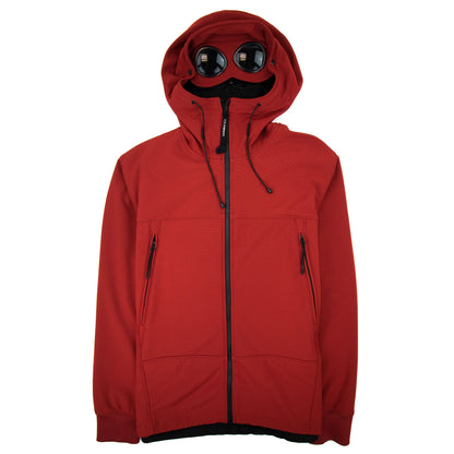 Cp Company Soft Shell Google Jacket Red 585