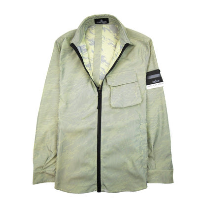 Stone Island Shadow Project Lenticular Zip-up Overshirt Jacket Lemon V0031