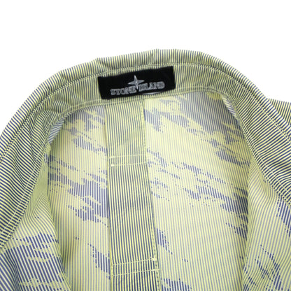 Stone Island Shadow Project Lenticular Zip-up Overshirt Jacket Lemon V0031