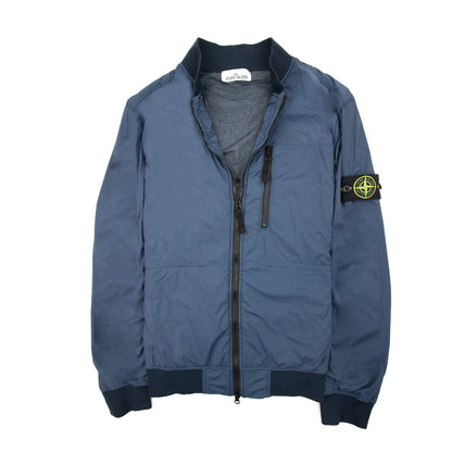 Stone Island 41331 Nylon Tc Bomber Jacket Blue V0024