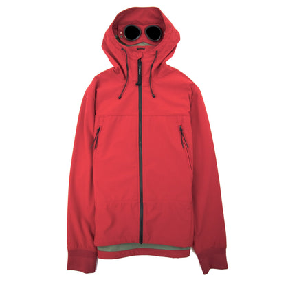 Cp Company Soft Shell Google Jacket Red 559