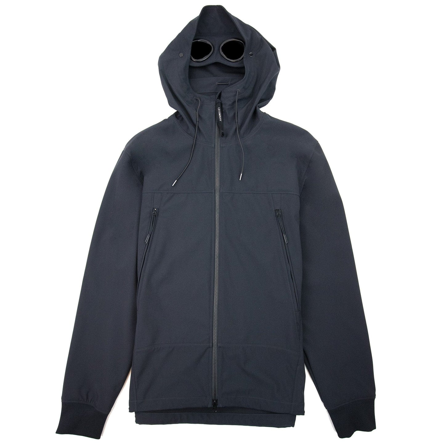 Cp Company Soft Shell Goggle Jacket Navy/black