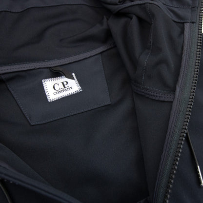 Cp Company Soft Shell Goggle Jacket Navy/black