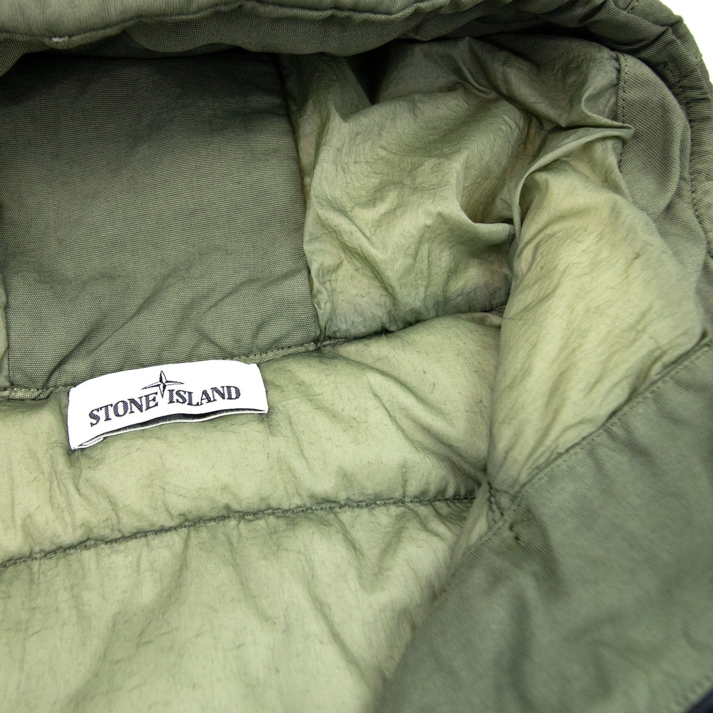 Stone Island 40223 Crinke Reps Ny Down Jacket Khaki V0055