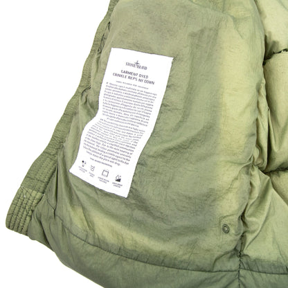 Stone Island 40223 Crinke Reps Ny Down Jacket Khaki V0055