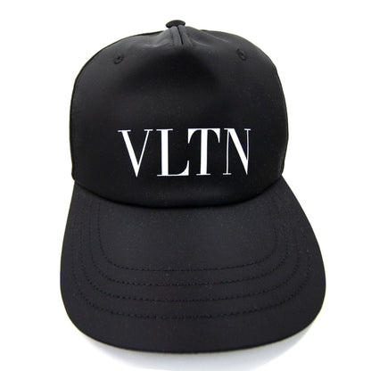 Valentino Vltn Nylon Baseball Cap Black