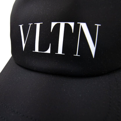 Valentino Vltn Nylon Baseball Cap Black
