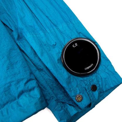 Cp Company Nyfoil Half Zip Jacket Blue 829