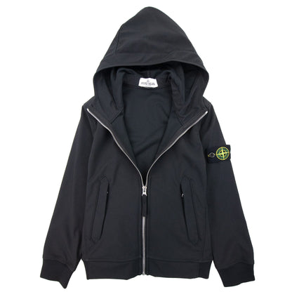 Stone Island Junior 640134 Light Soft Shell-r Jacket Black V0029