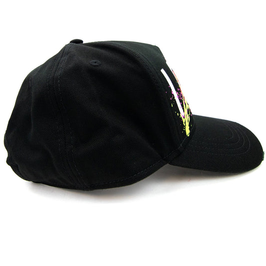 Dsquared2 Icon Splatter Cap Black