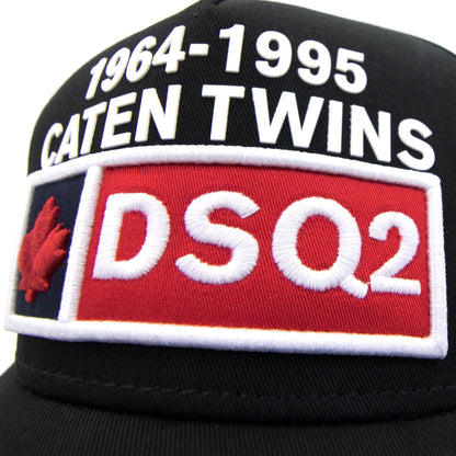 Dsquared2 Caten Twins Cap Black