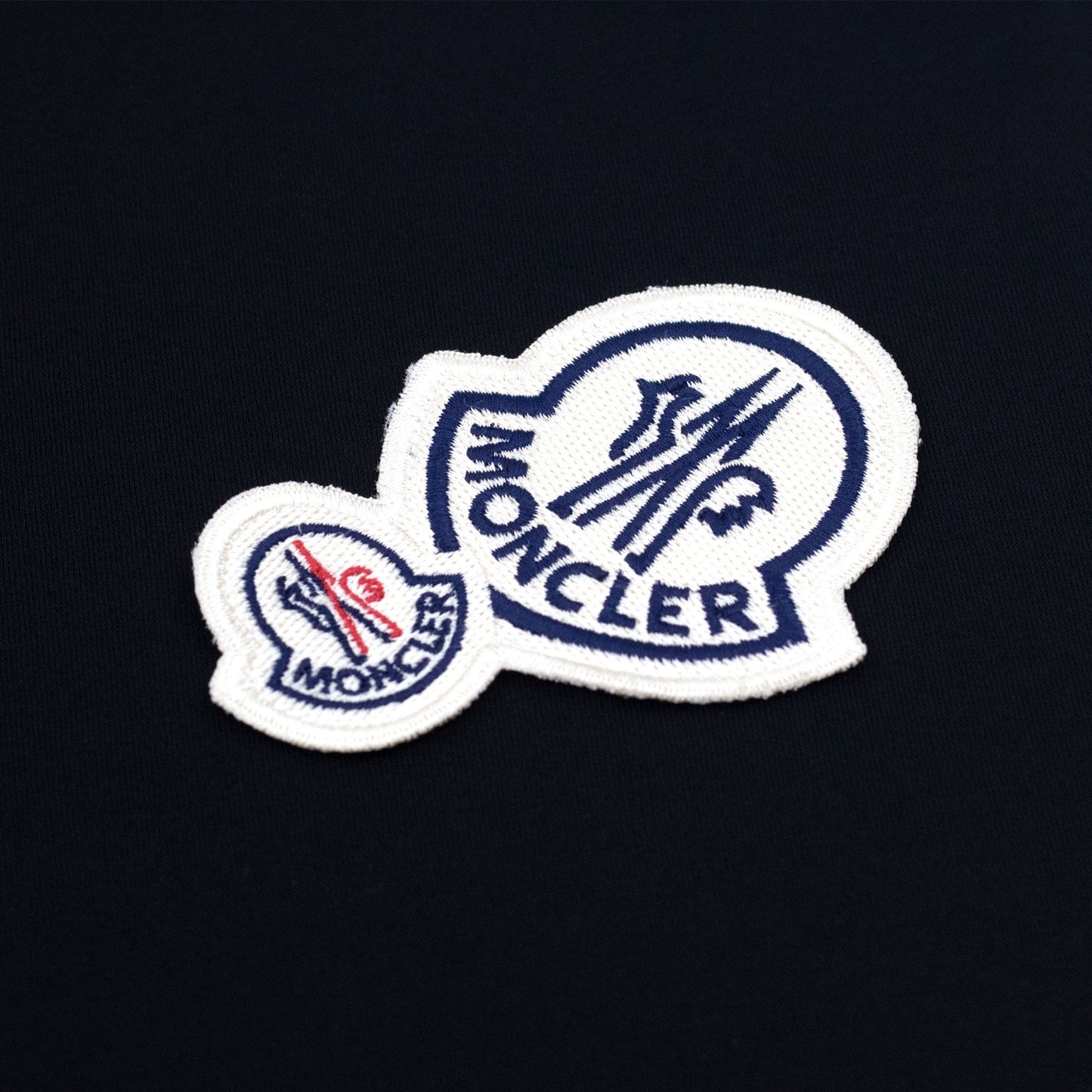 Moncler Double Logo T Shirt Black 999