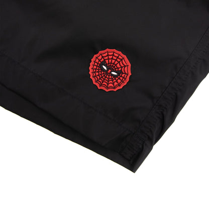 Moncler Spider Man Patch Swim Shorts Black 999