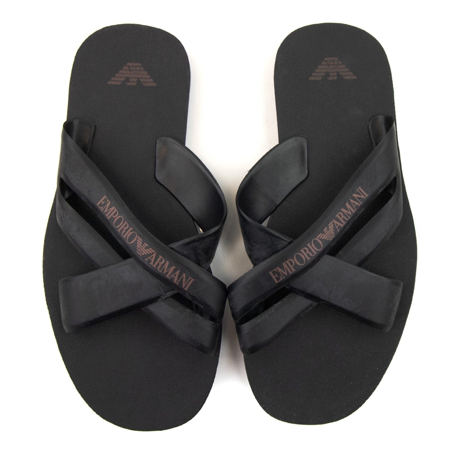 Emporio Armani Logo Sea Slippeer Nero