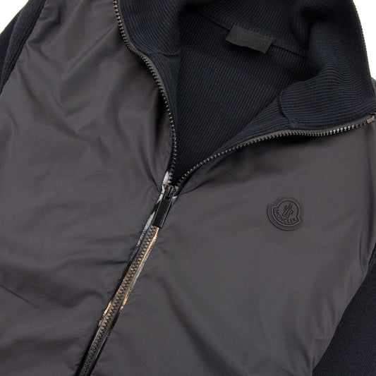 Moncler Wool Cardigan Black 999
