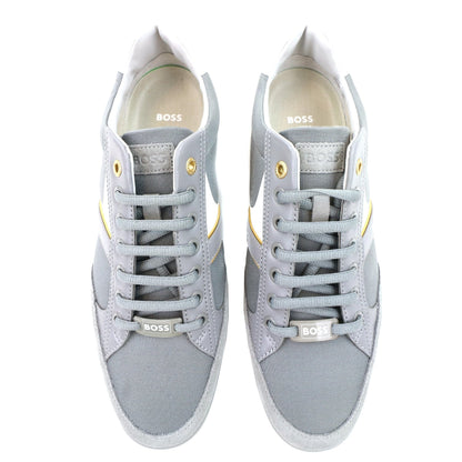 Hugo Boss Saturn Low Top Trainer Medium Grey