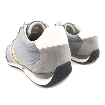 Hugo Boss Saturn Low Top Trainer Medium Grey