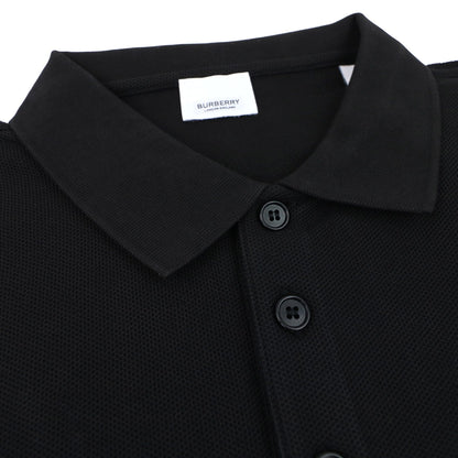 Burberry Cotton Tb Tiger Polo Shirt Black