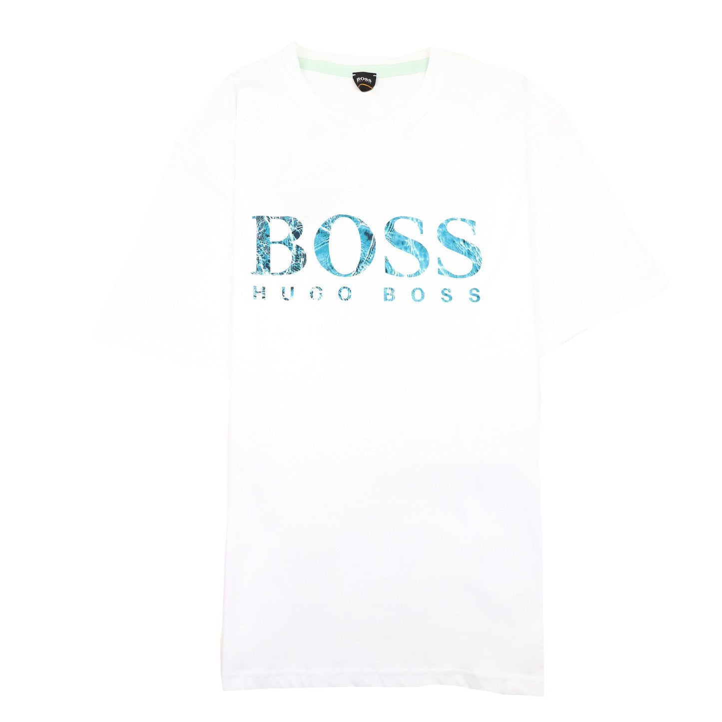 Hugo Boss Teecher 4 Printed Logo T Shirt White 100