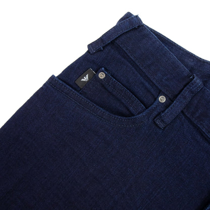 Emporio Armani J45 Regular Fit Denim Jeans Navy Blue